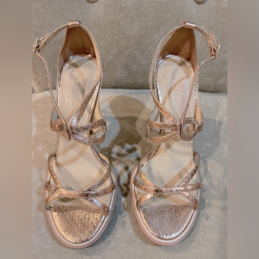 See by Chloe rose gold sandals